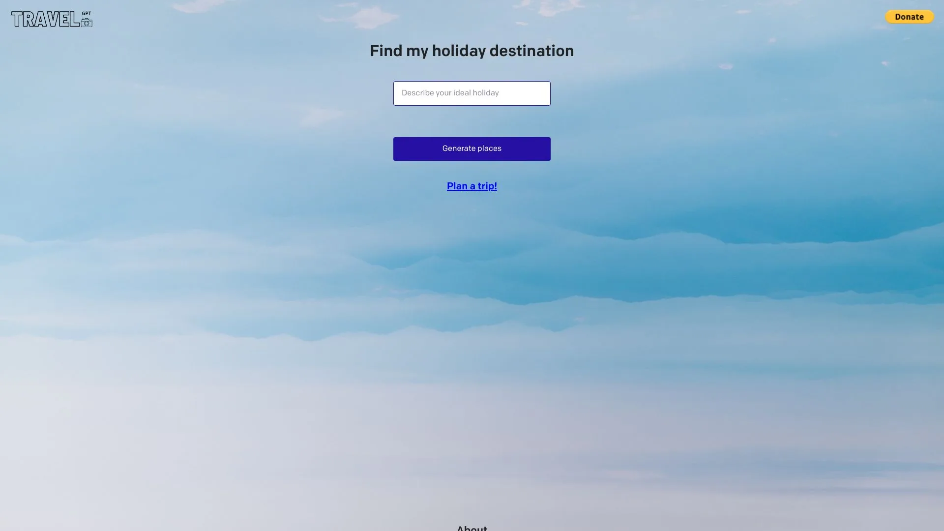 TravelGPT screenshot