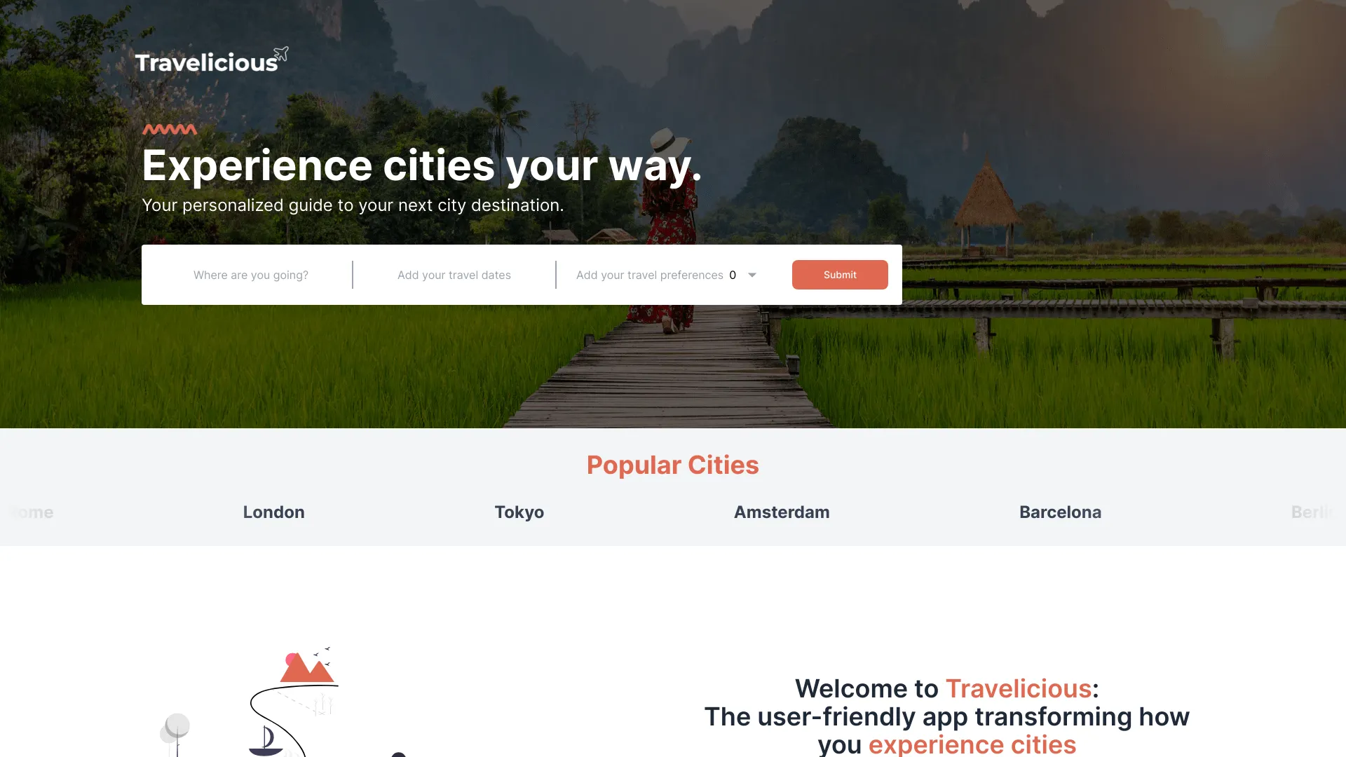 Travelicious screenshot
