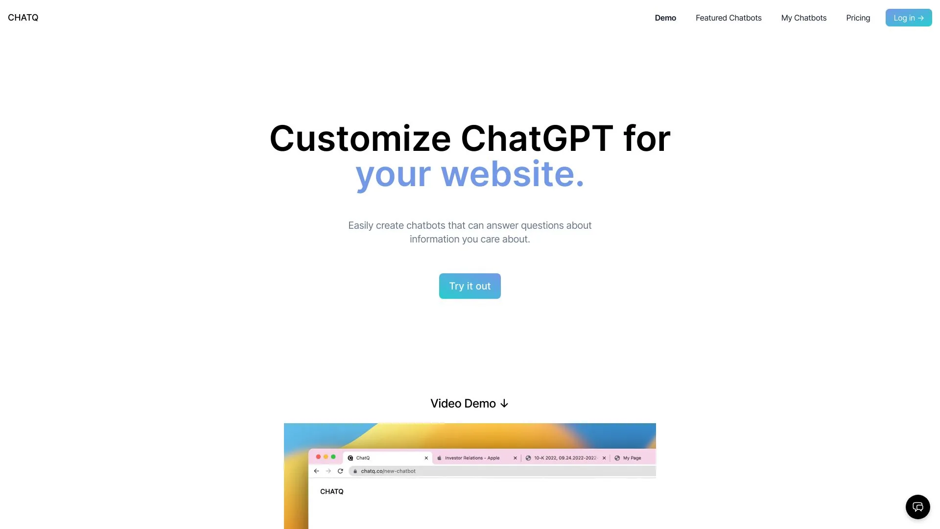 ChatQ screenshot