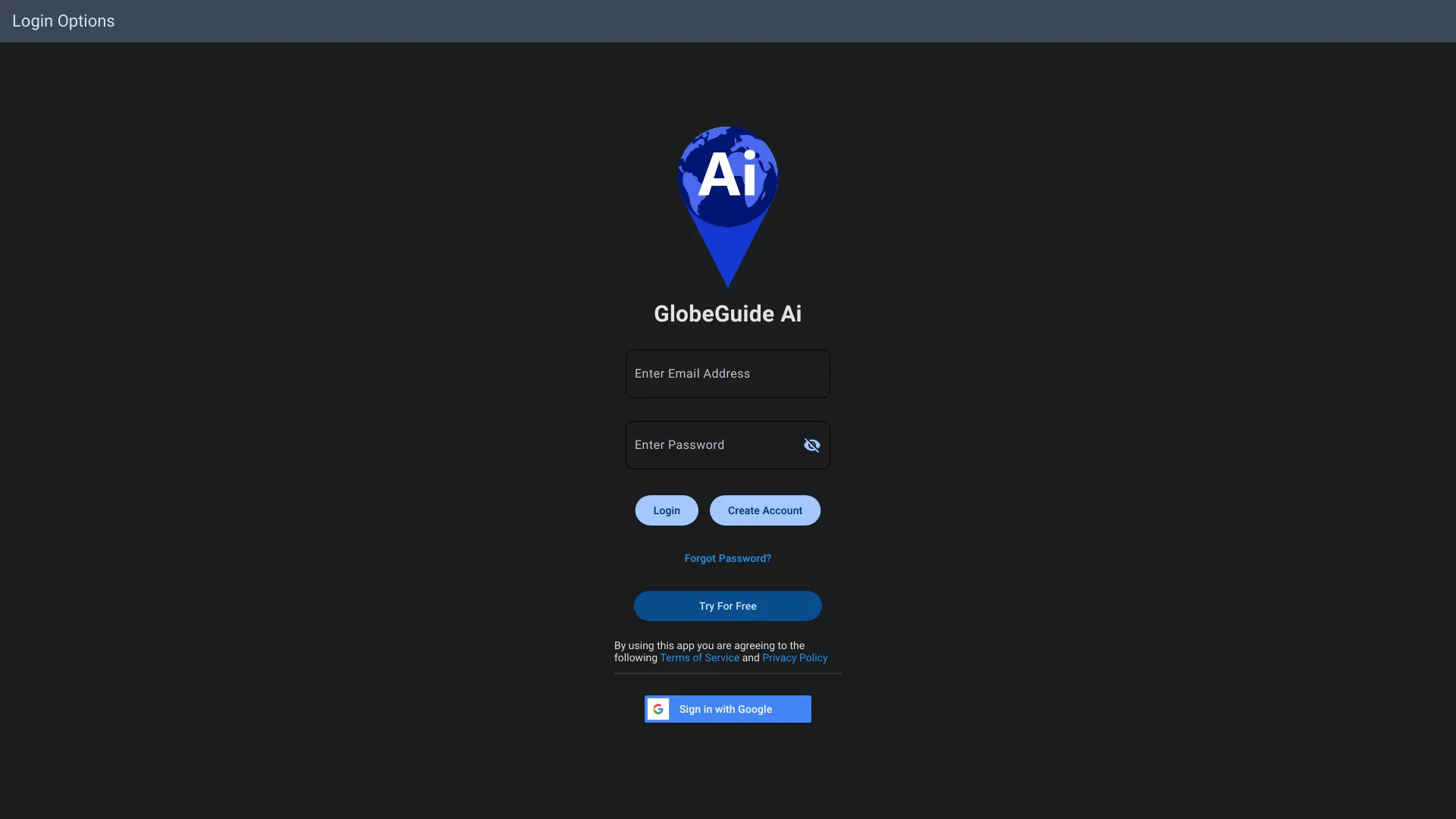 Globe Guide AI screenshot