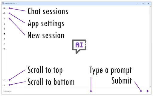 Offline Chat with AI screenshot