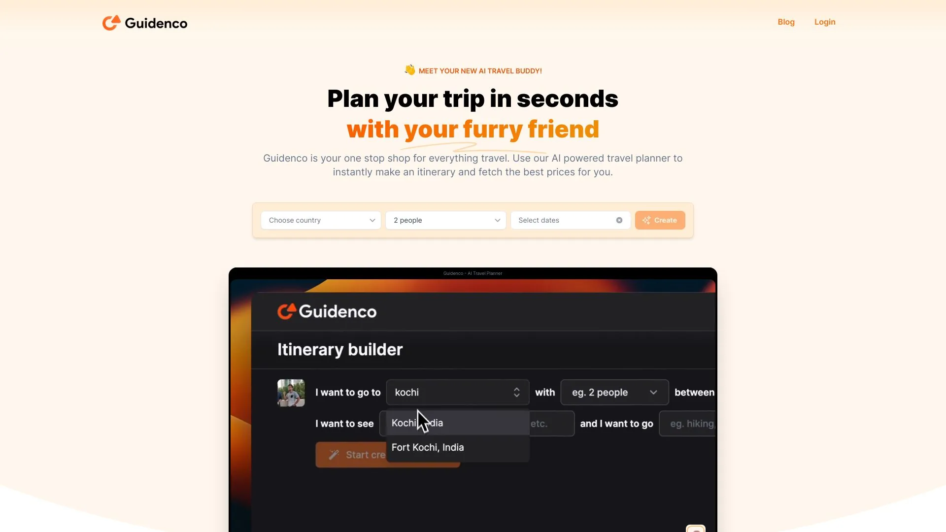 Guidenco - Smart AI Travel Planner screenshot
