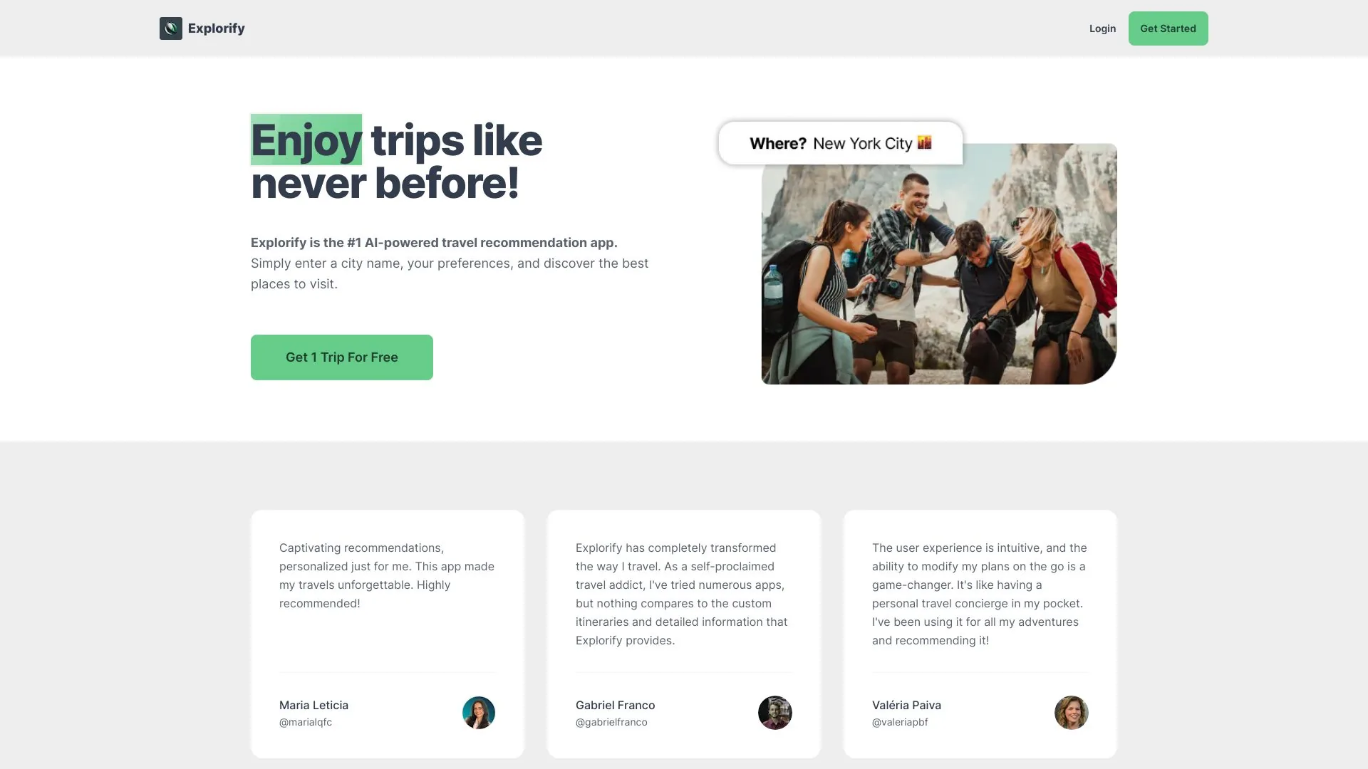Explorify screenshot