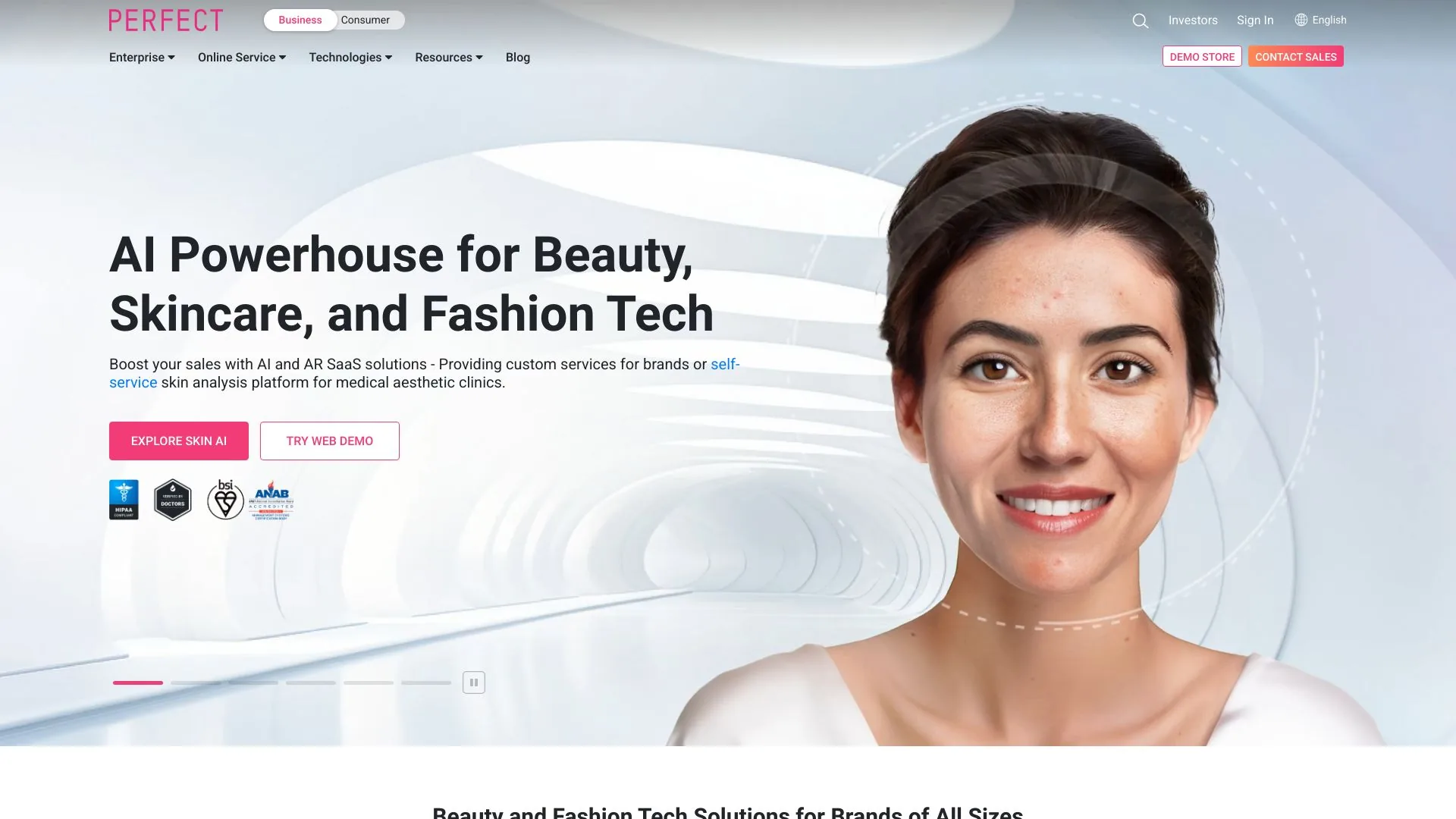 YouCam AI & AR Business Solutions screenshot