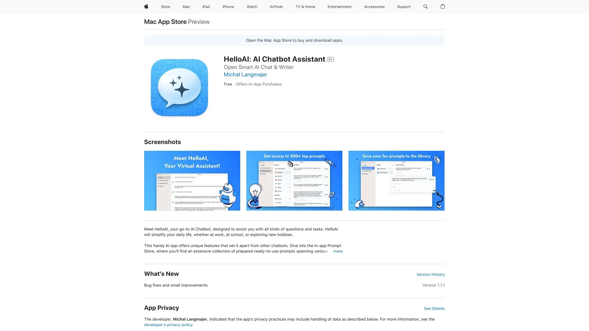 HelloAI screenshot