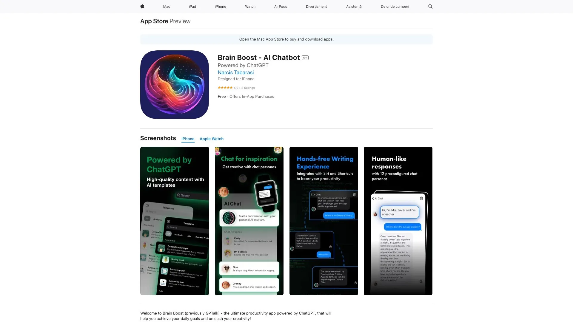 GPTalk screenshot