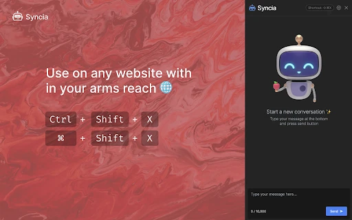Syncia screenshot