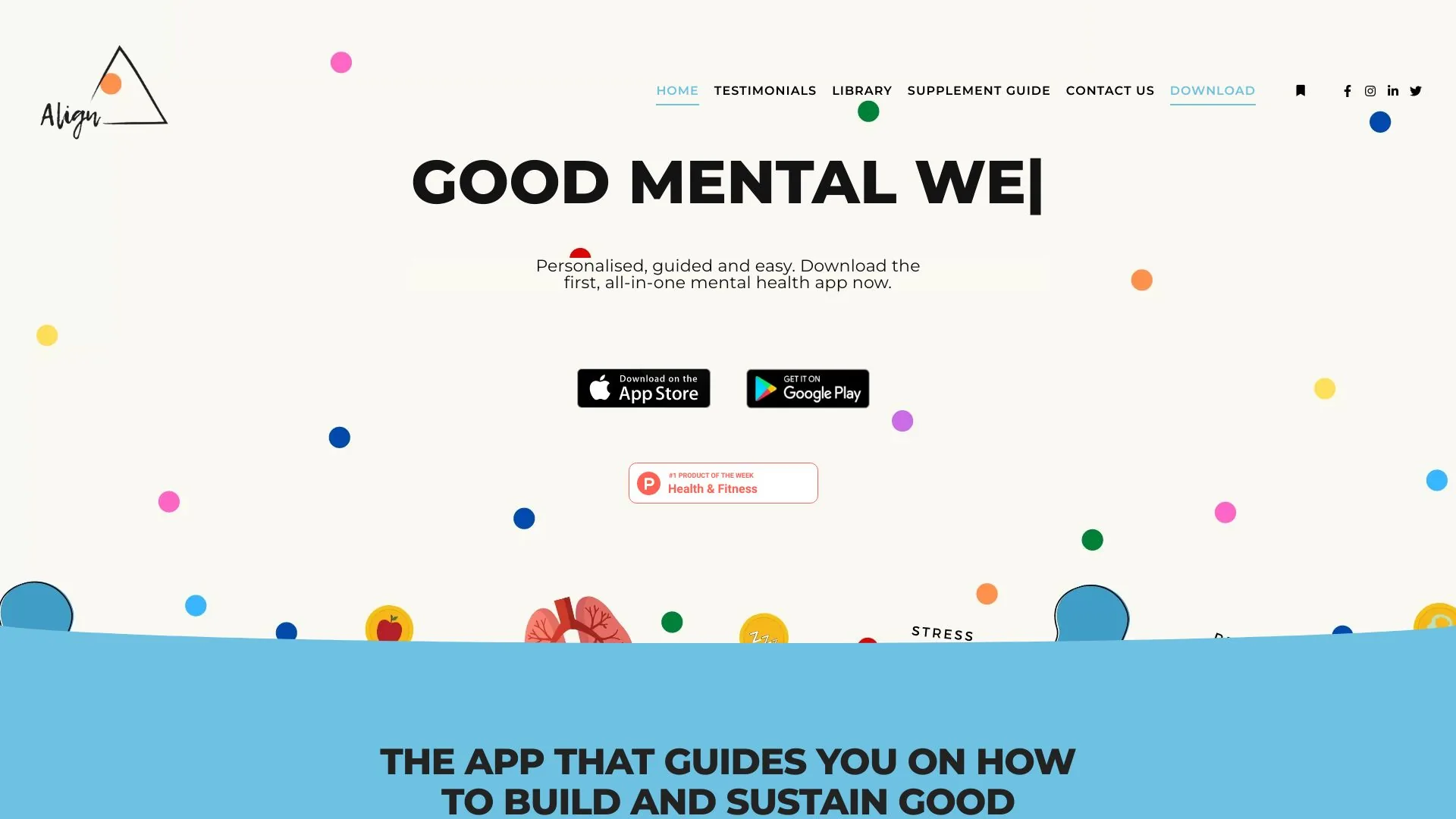 Align Wellbeing App screenshot
