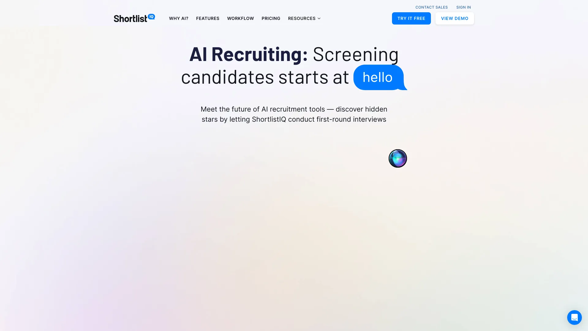 ShortlistIQ screenshot