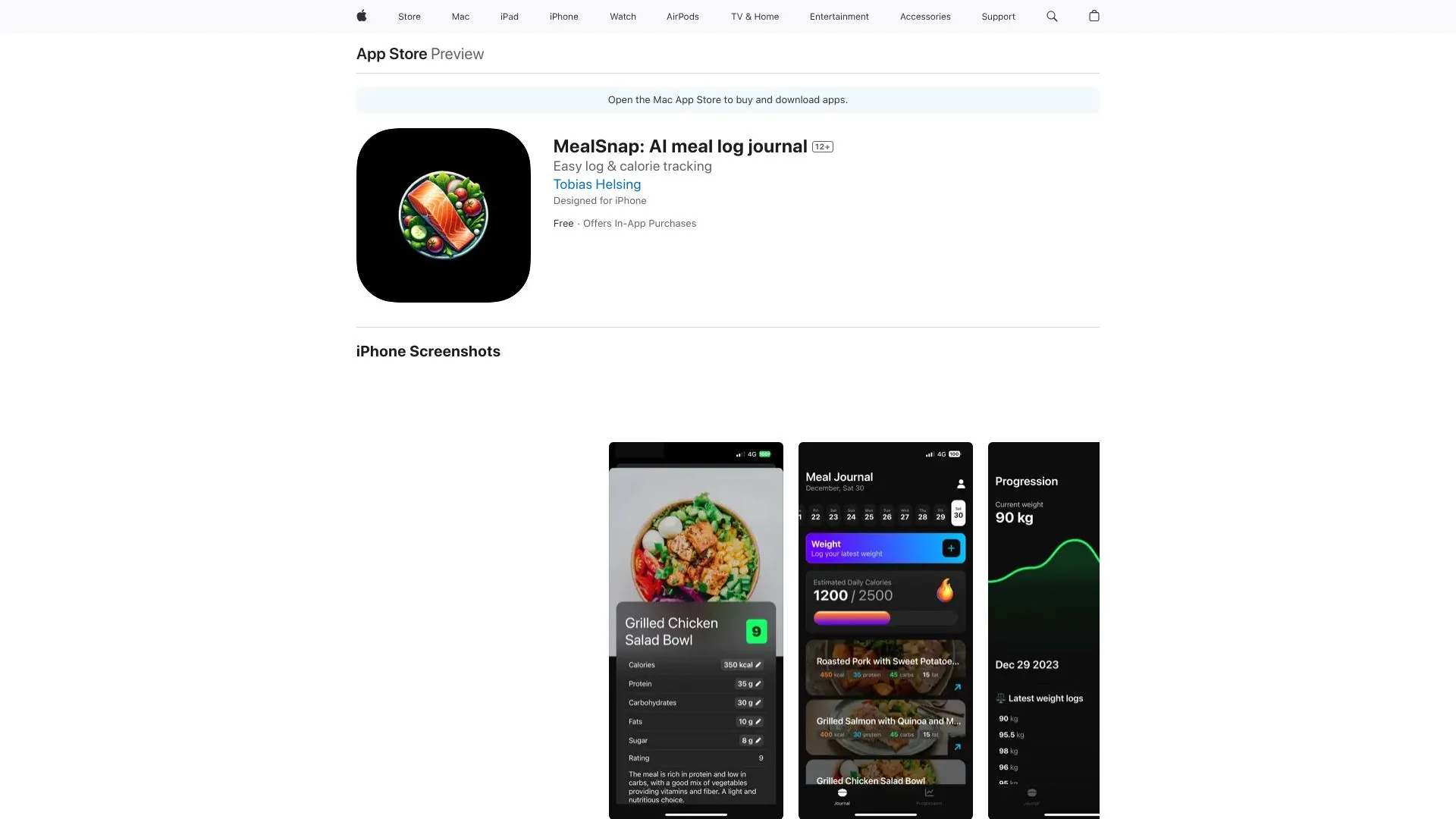 MealSnap screenshot
