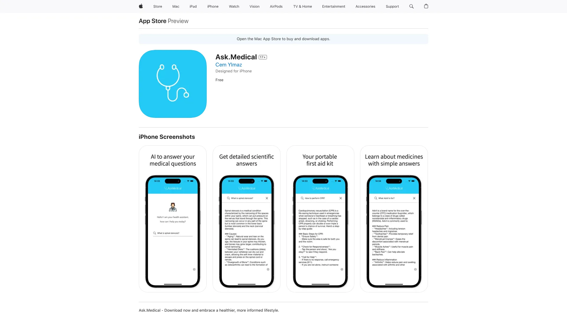 Ask.Medical screenshot