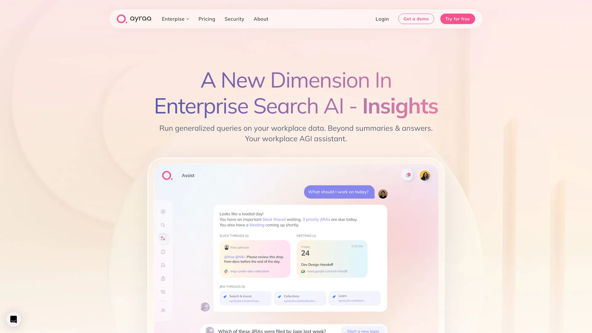 Insights - Ayraa screenshot