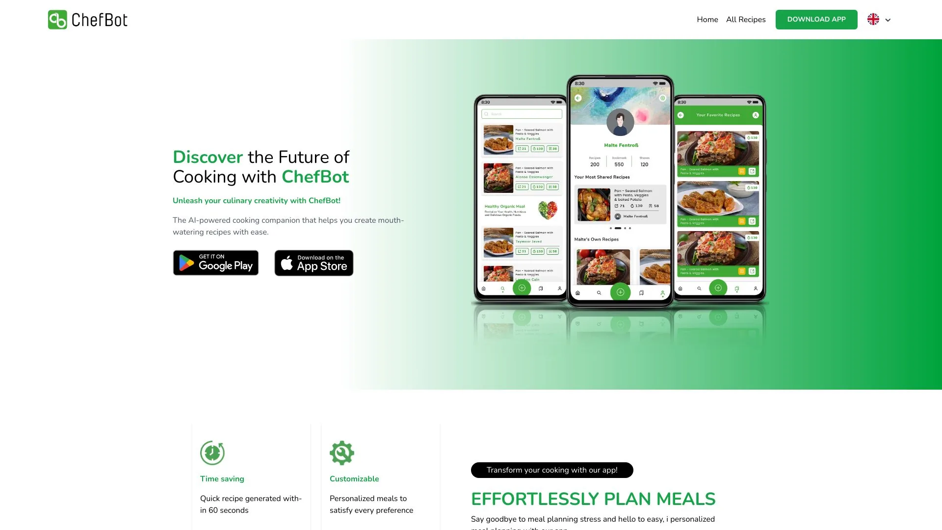 ChefBot screenshot