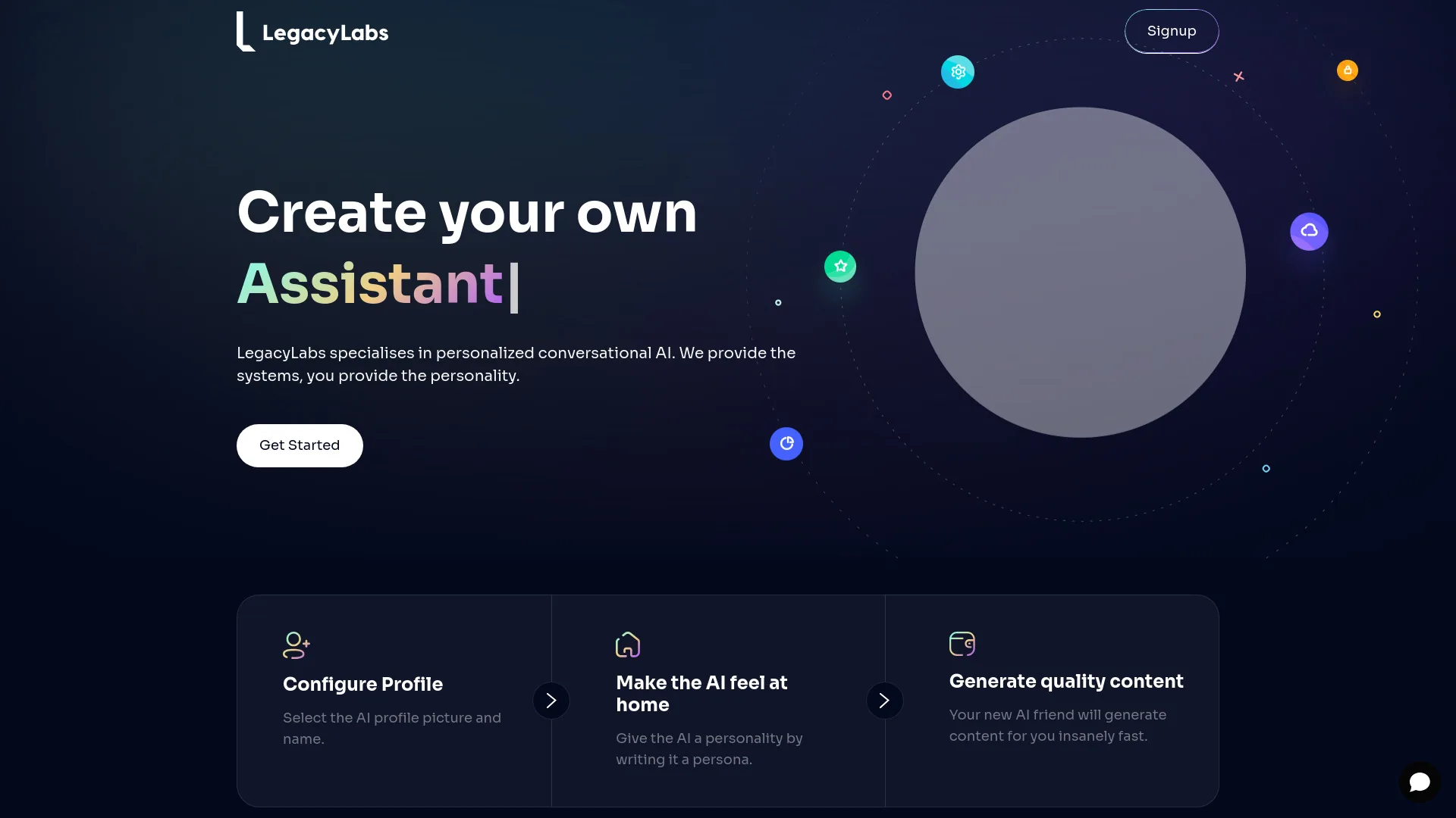 LegacyLabs screenshot