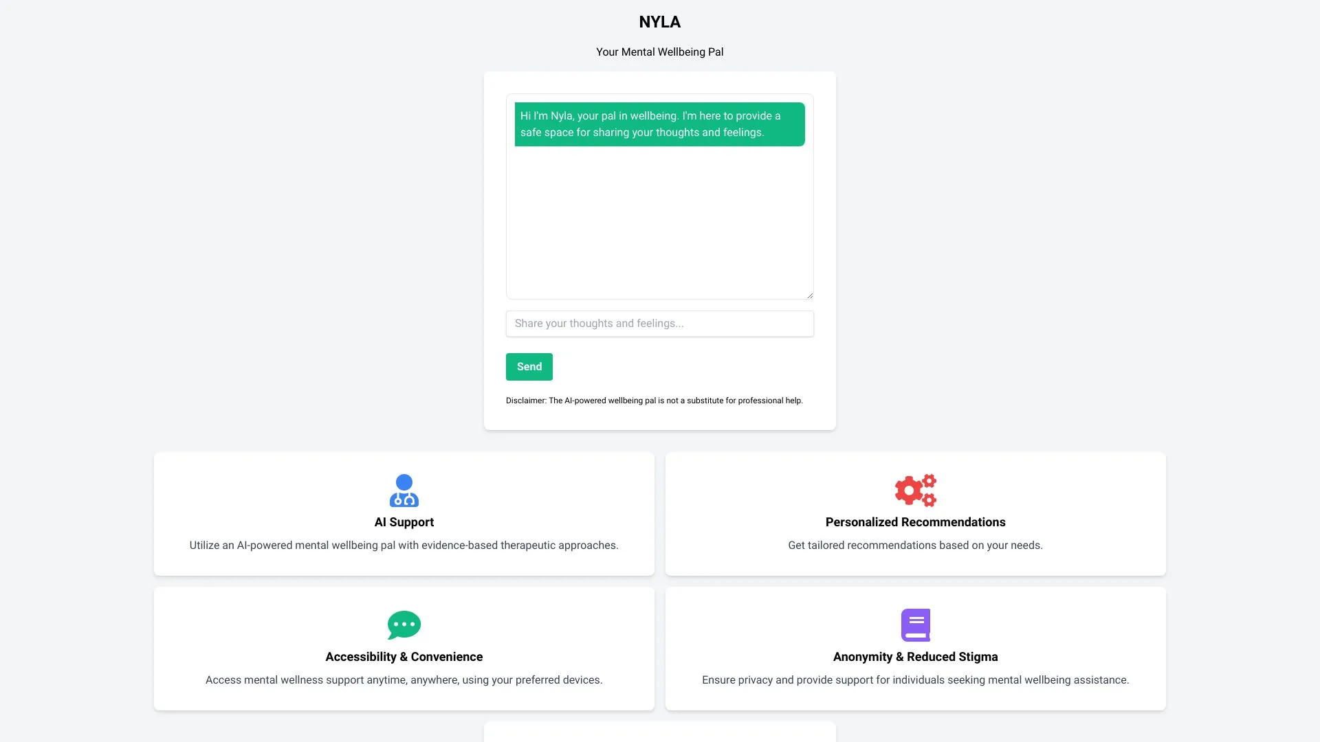 NYLA - 你的AI健康助手 screenshot