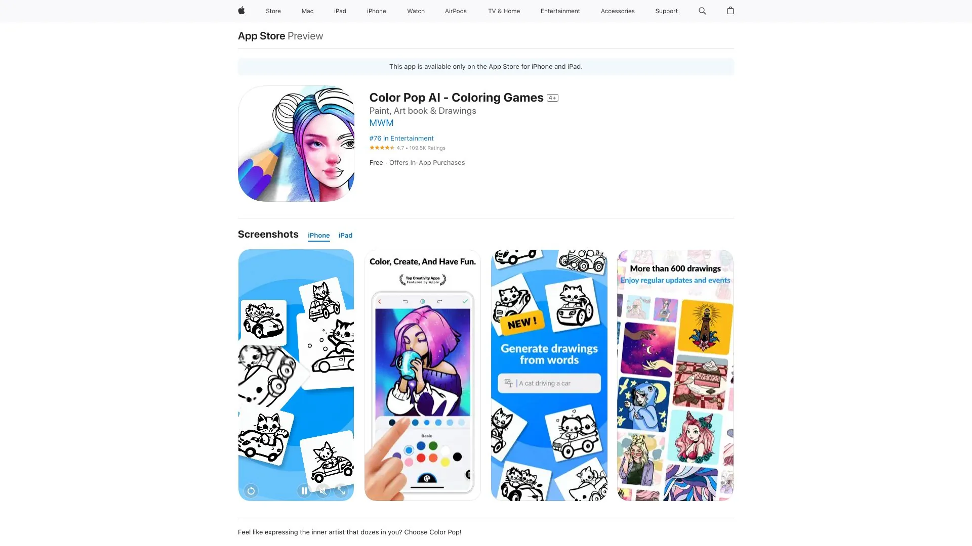 Color Pop screenshot