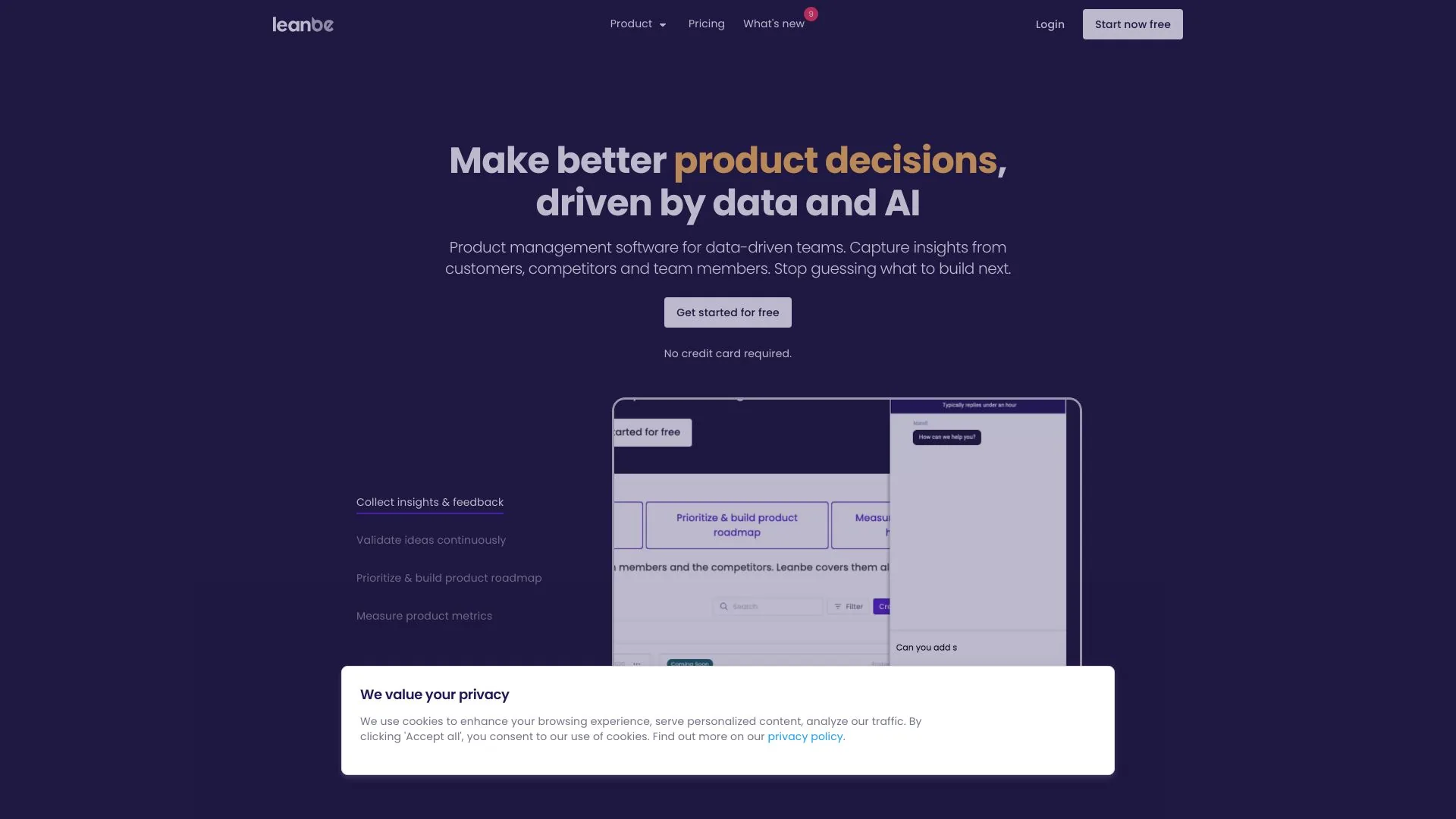 Leanbe screenshot
