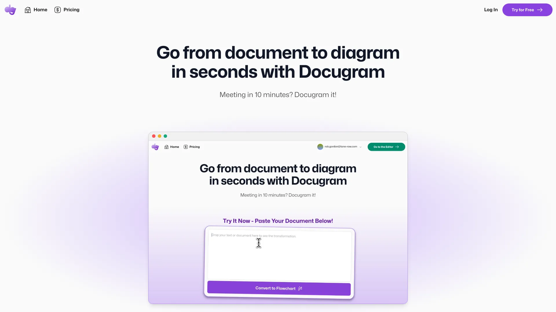 Docugram screenshot