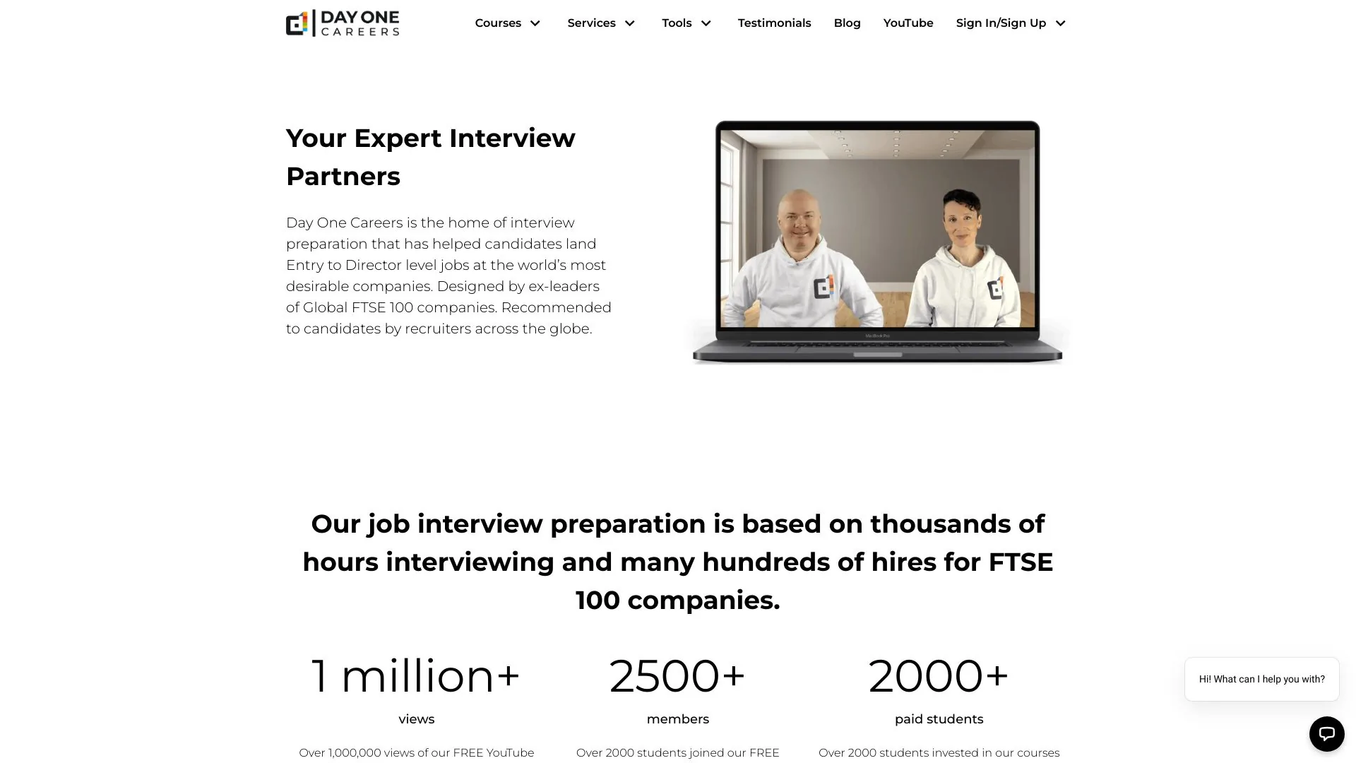 Day One Careers screenshot