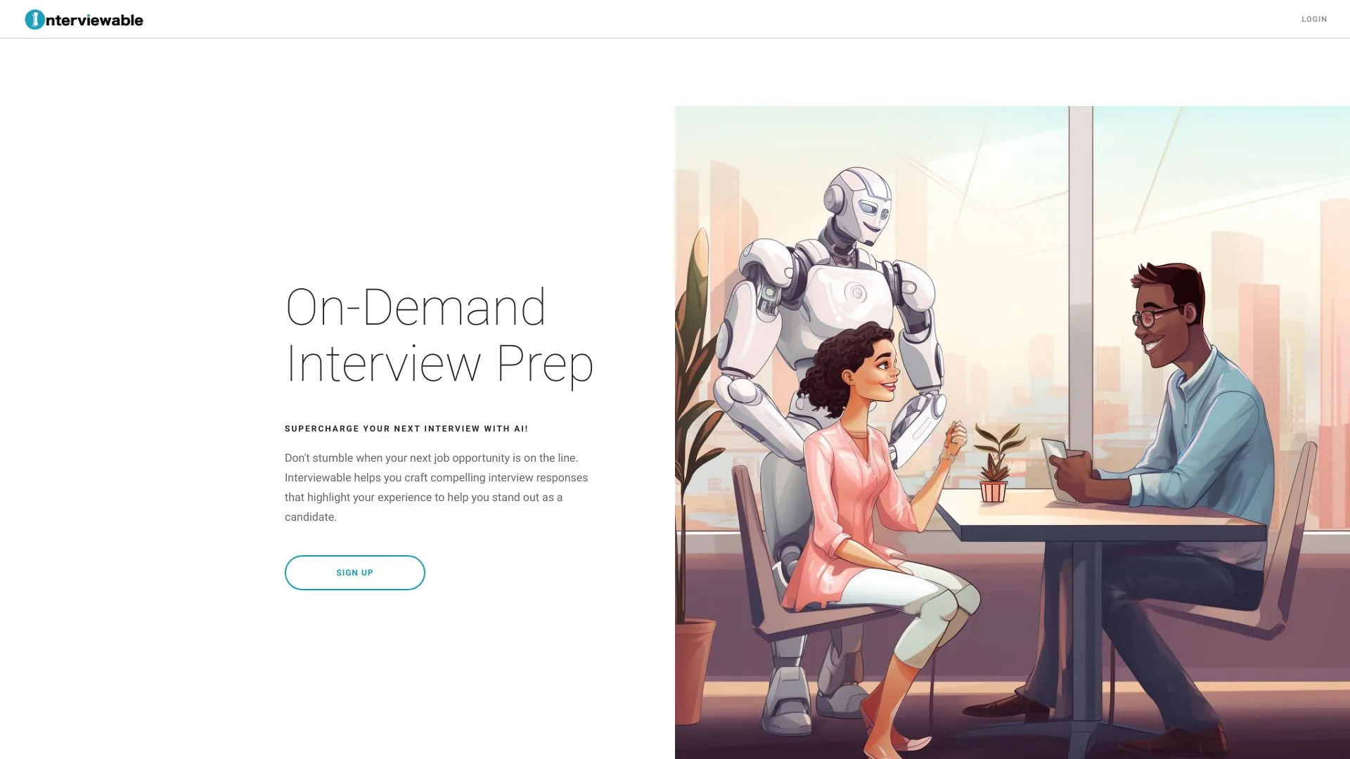 Interviewable screenshot