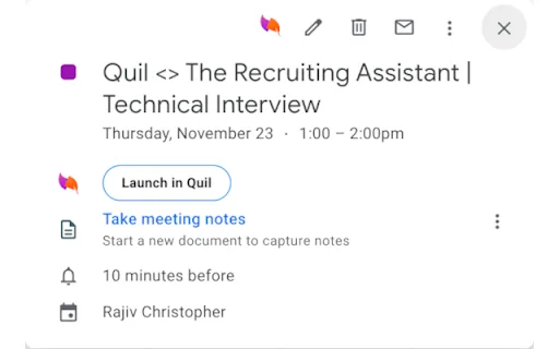 Quil screenshot