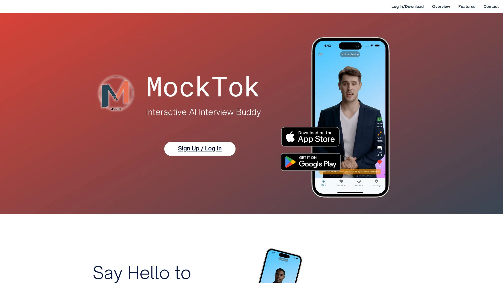 MockTok screenshot