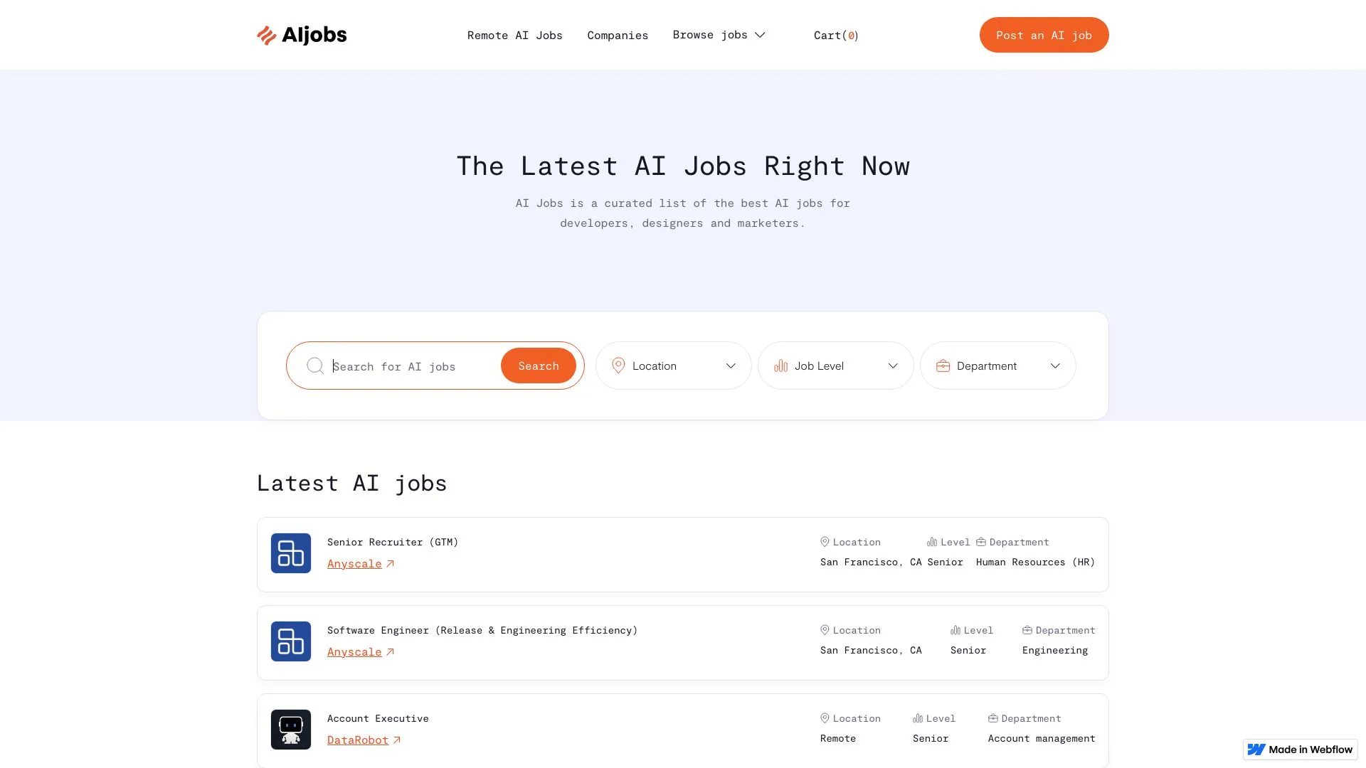 AI Jobs screenshot