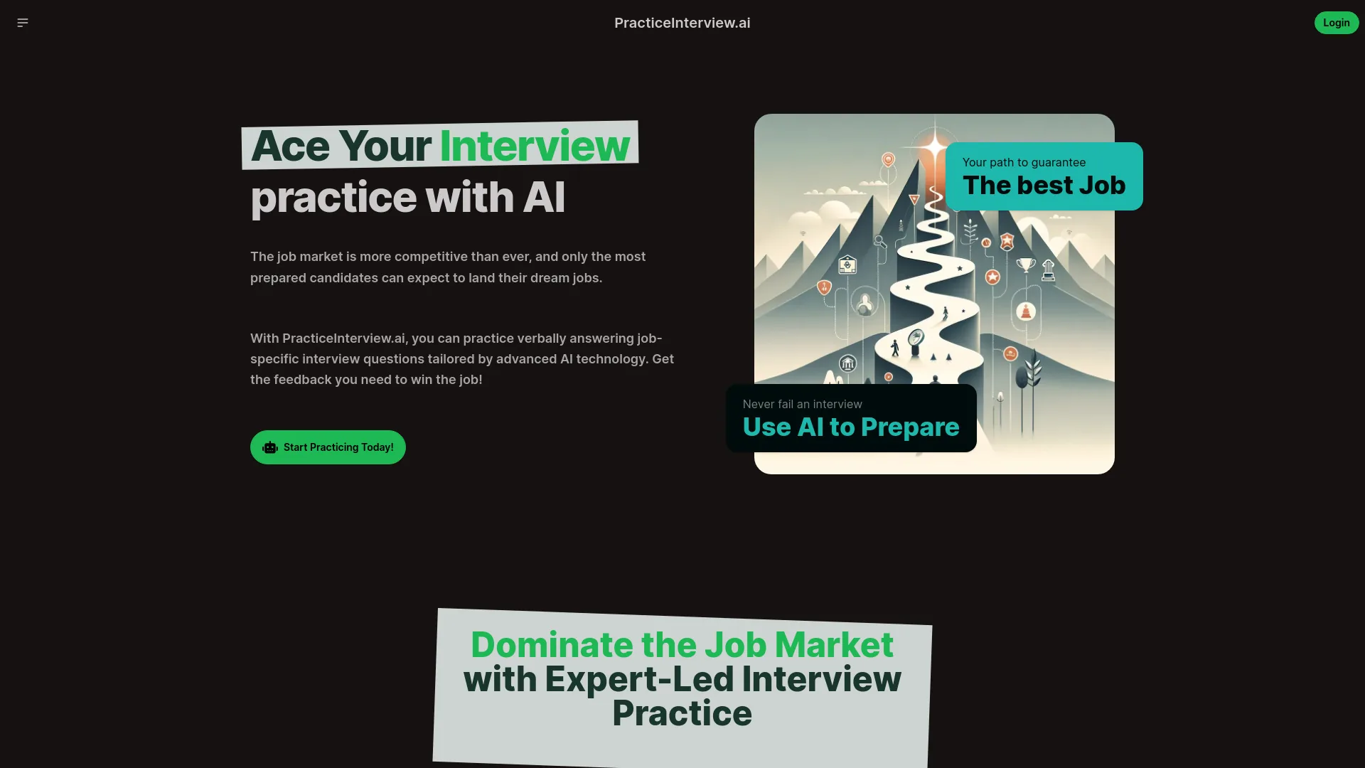 PracticeInterview.ai screenshot