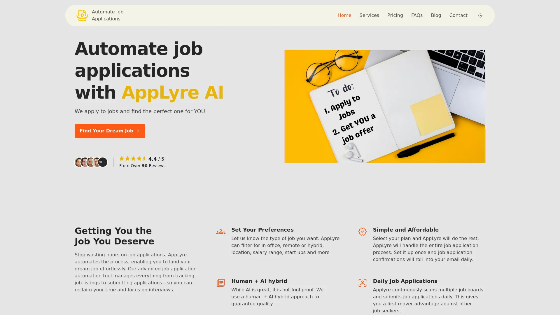Applyre AI Job Application Automation screenshot