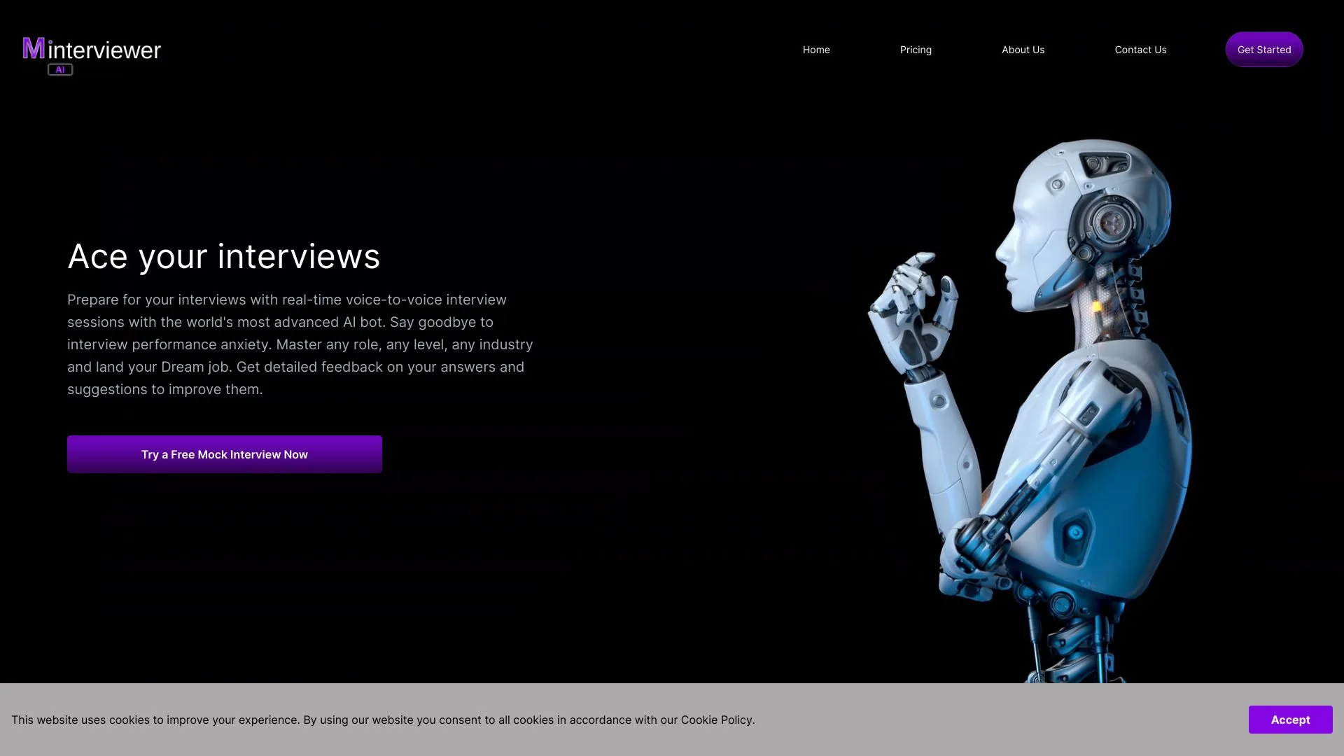 Mock Interviewer AI screenshot