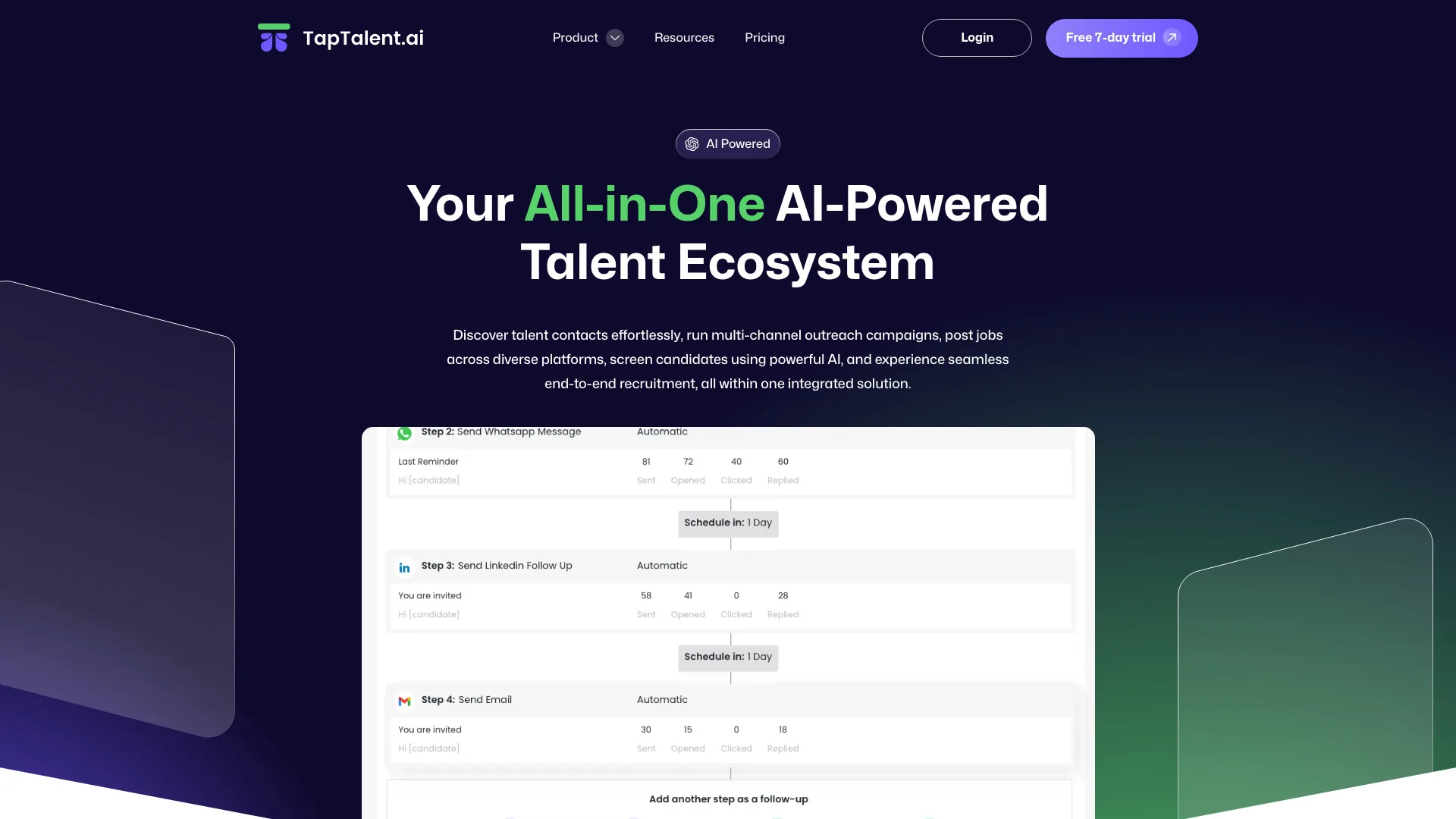 TapTalent.ai screenshot