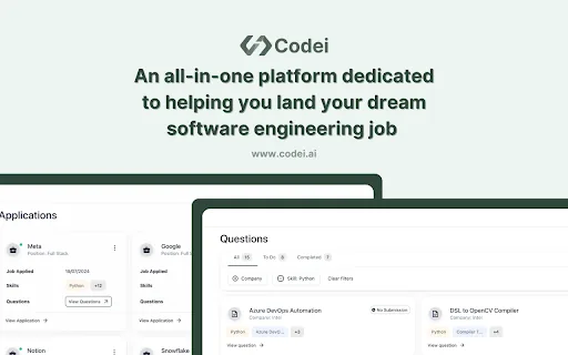 Codei screenshot