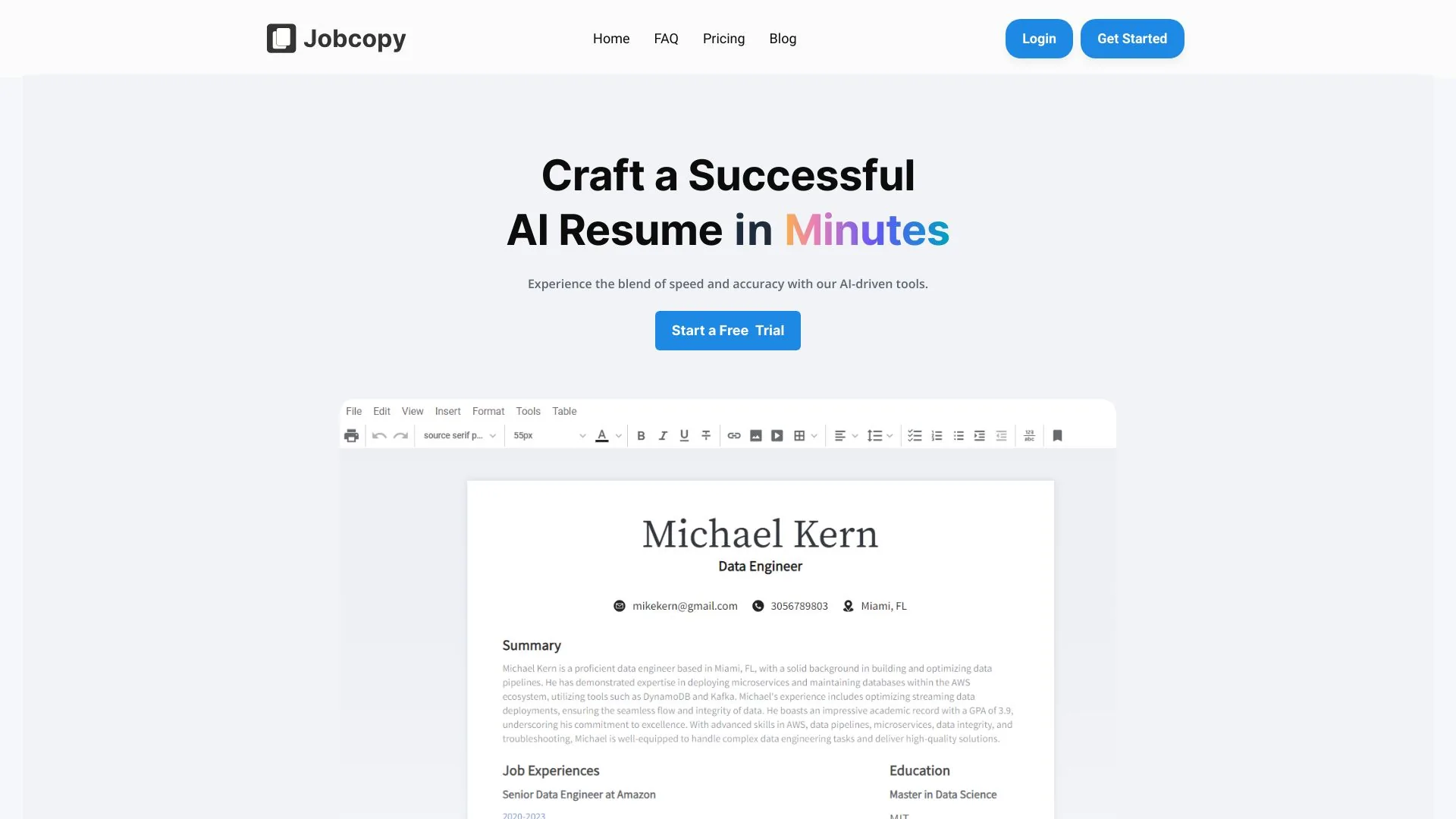Jobcopy screenshot