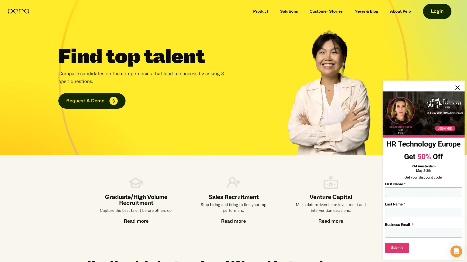 Pera Talent Assessment screenshot
