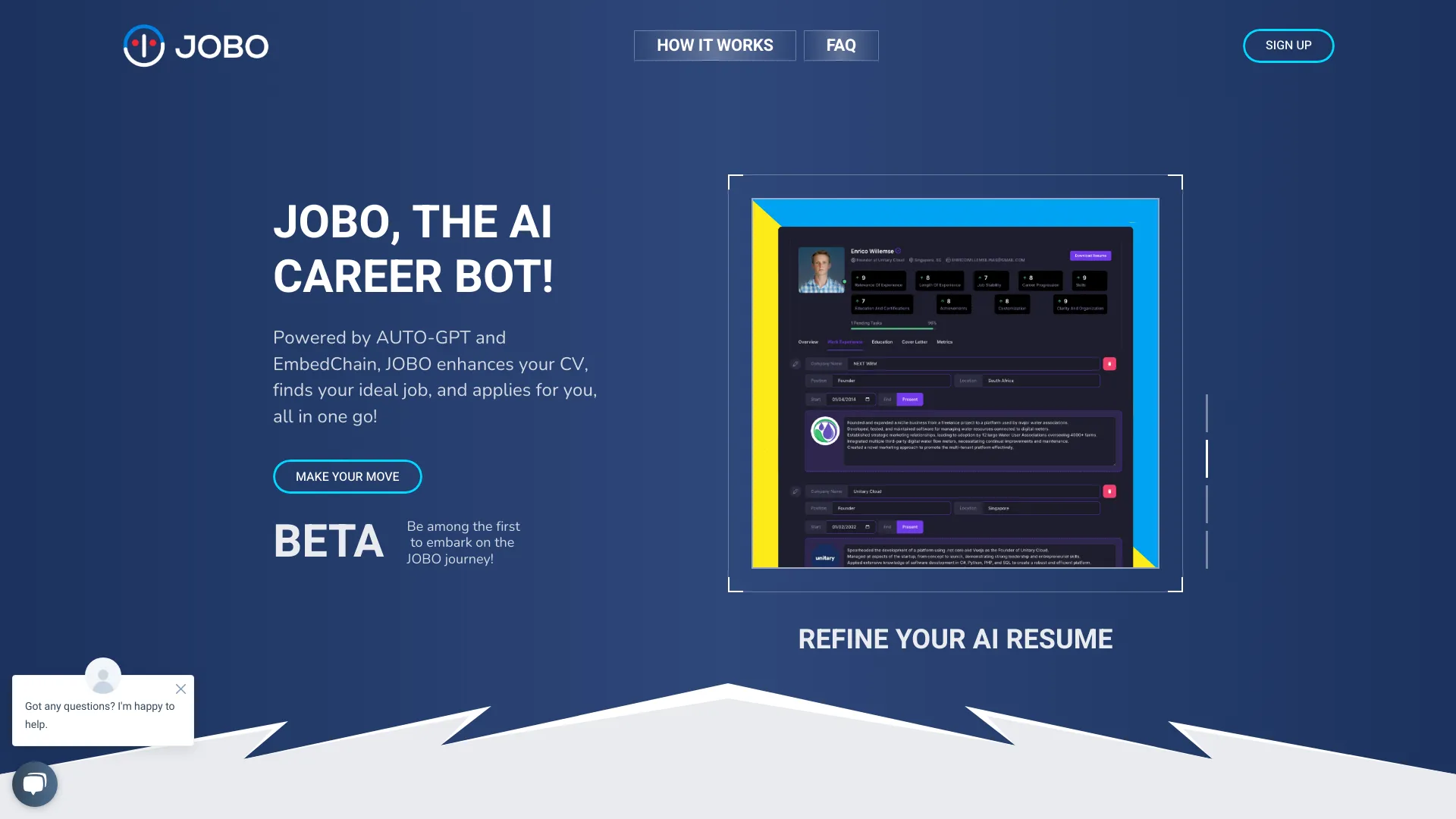 JOBO screenshot