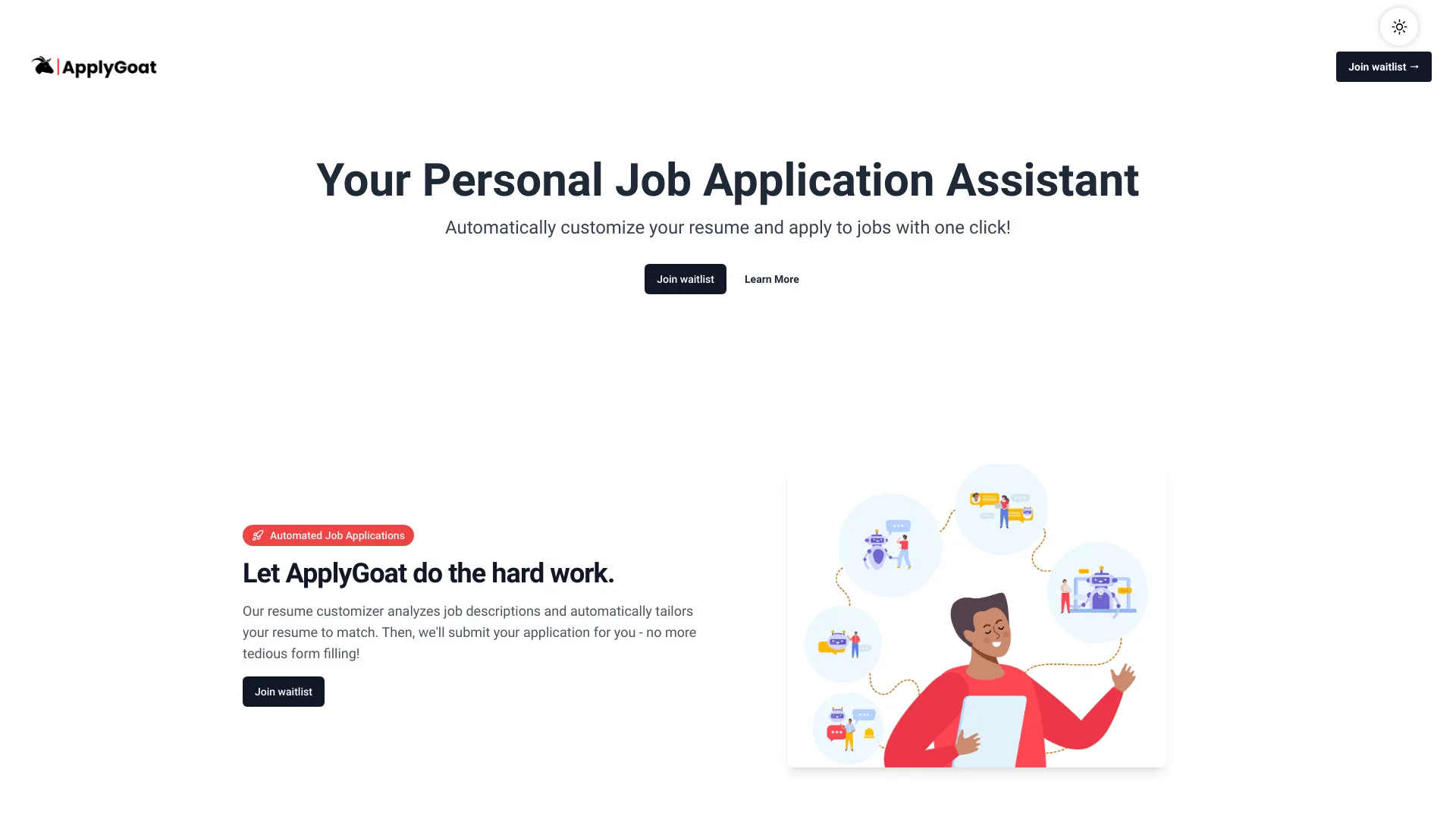 ApplyGoat screenshot