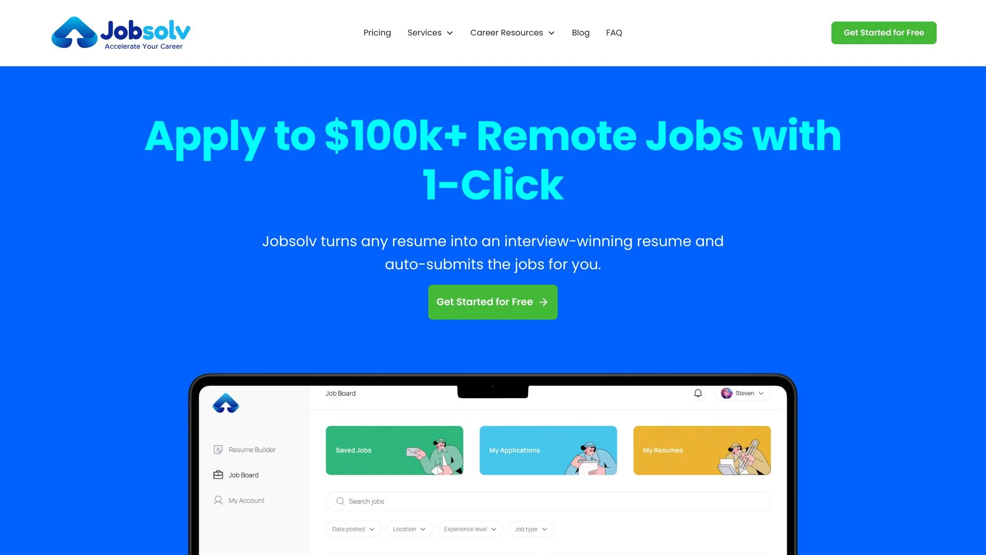 Jobsolv screenshot