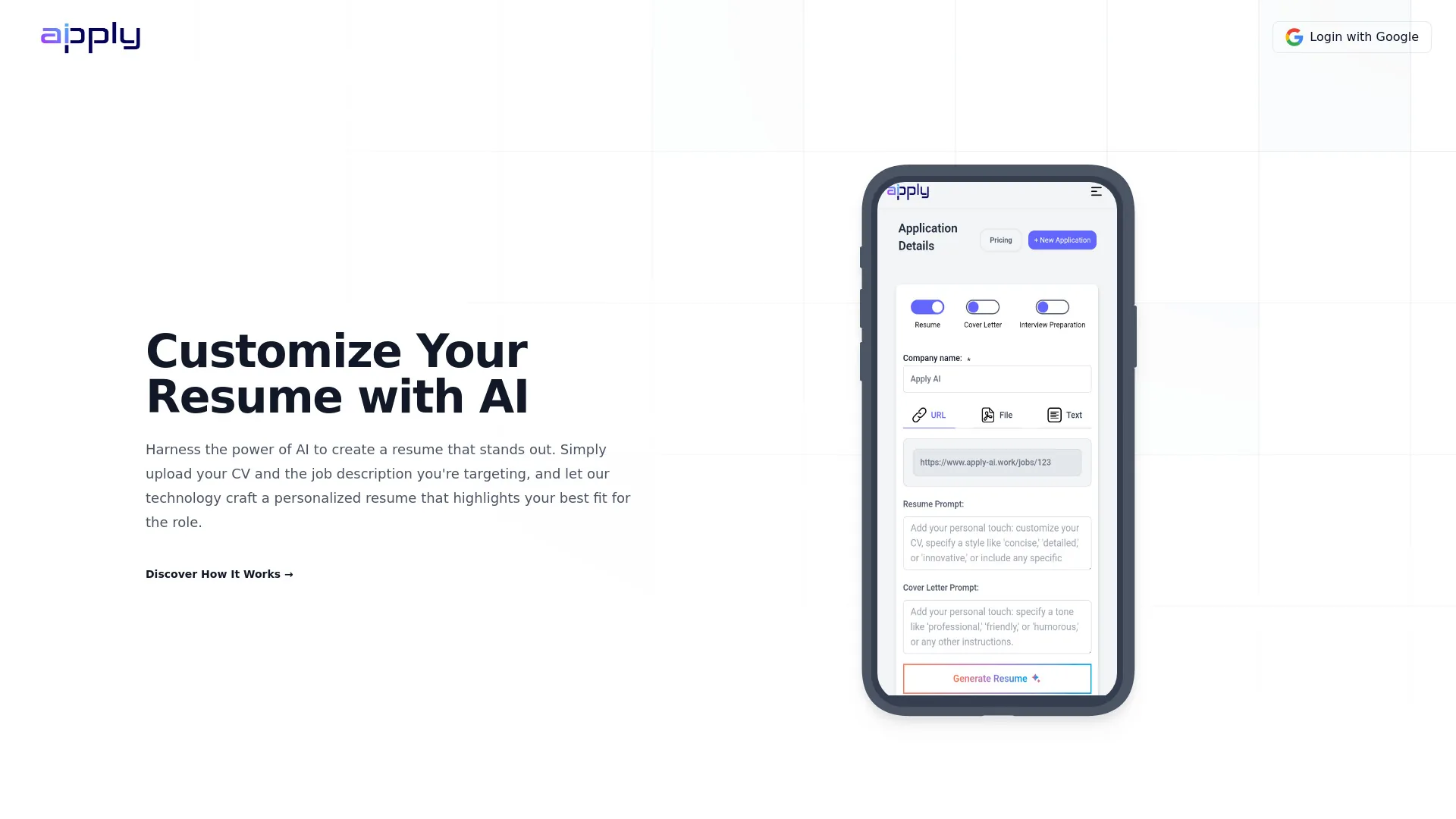 AI Resume Builder screenshot
