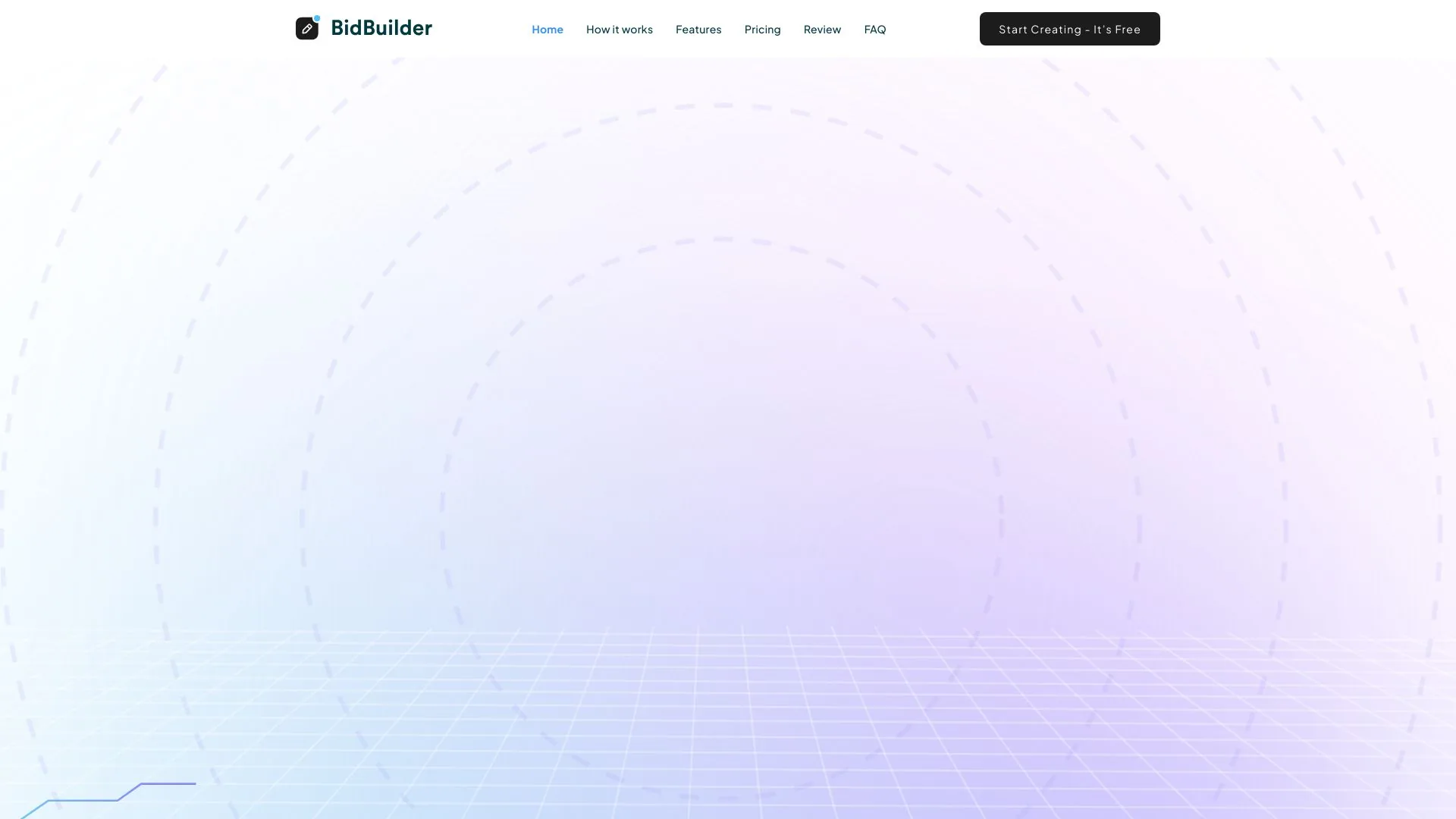 BidBuilder screenshot