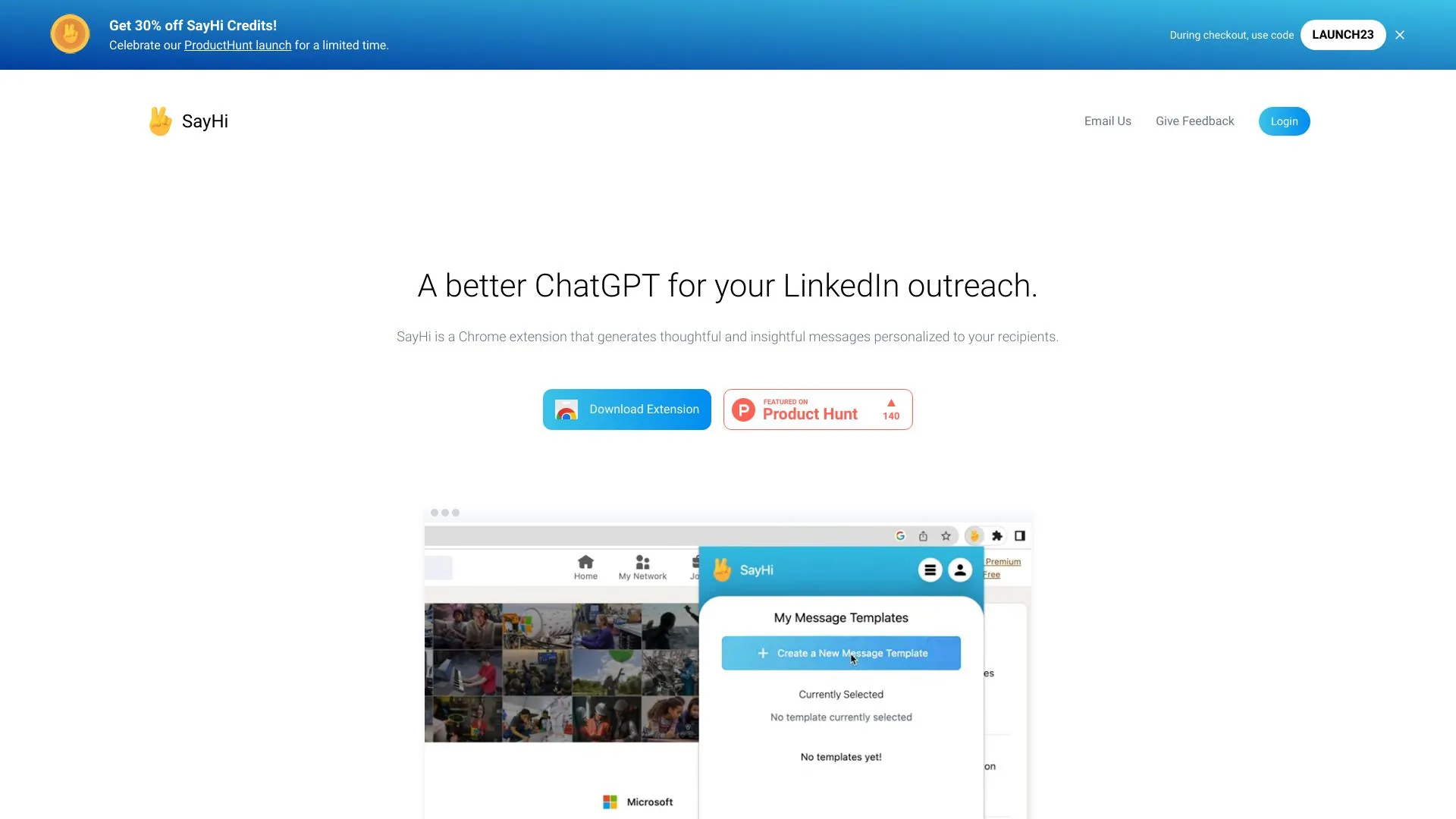 SayHi screenshot