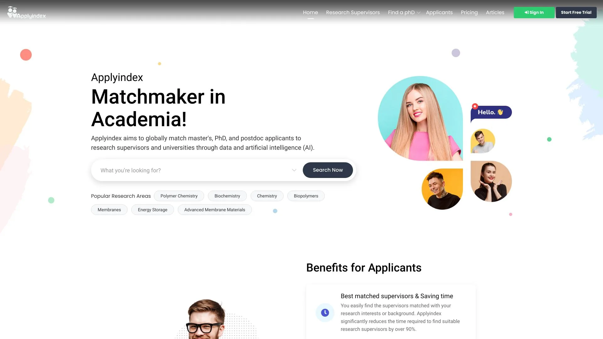 Applyindex screenshot