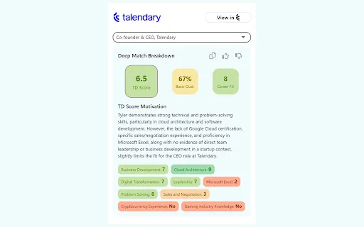 RecruitAI screenshot