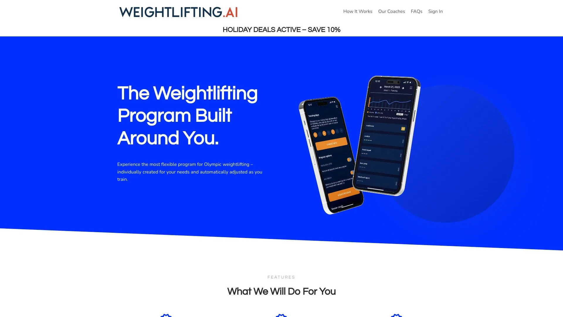Weightlifting.AI screenshot