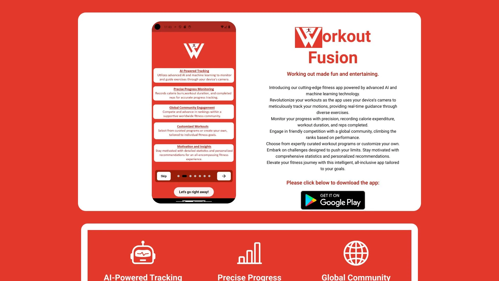 Workout Fusion screenshot