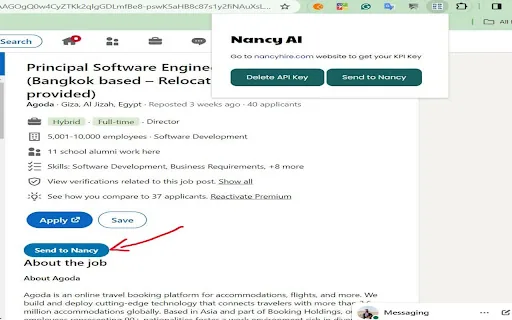 Nancy AI screenshot
