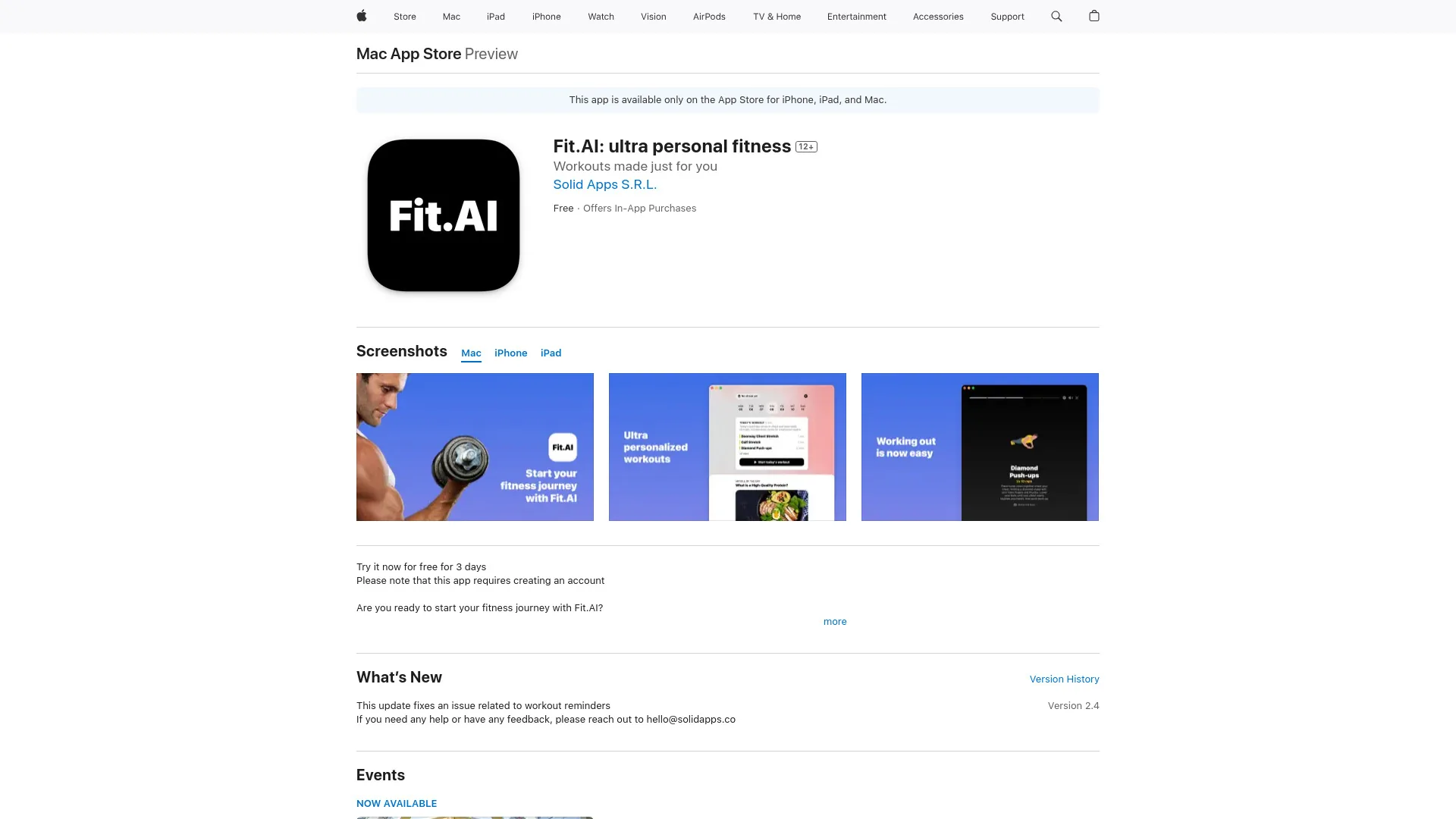 Fit.AI screenshot