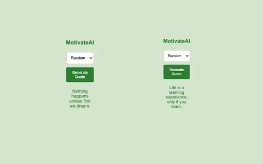 MotivateAI screenshot