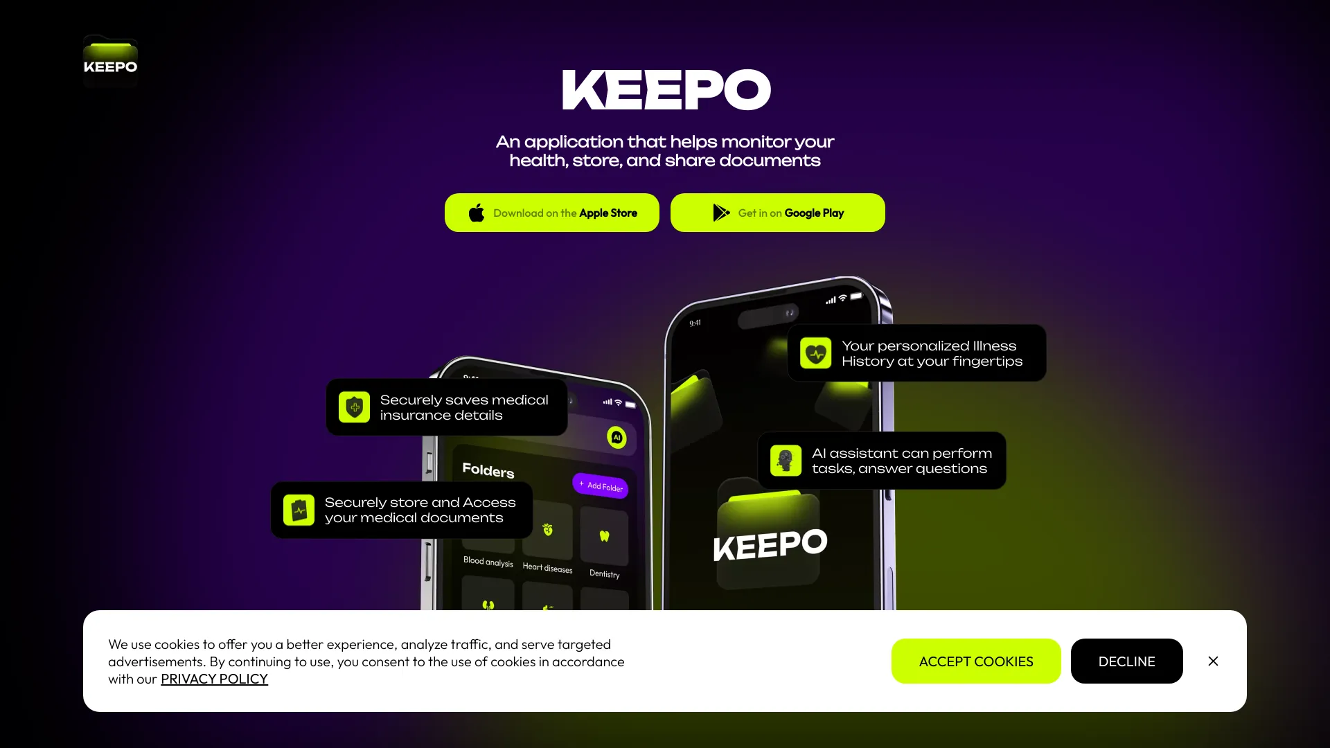 Keepo screenshot