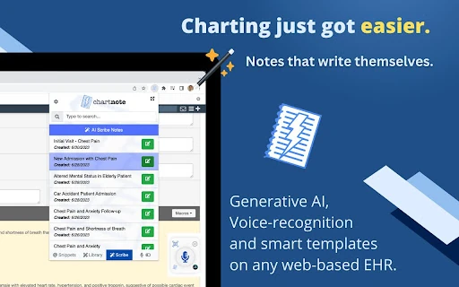 Chartnote screenshot