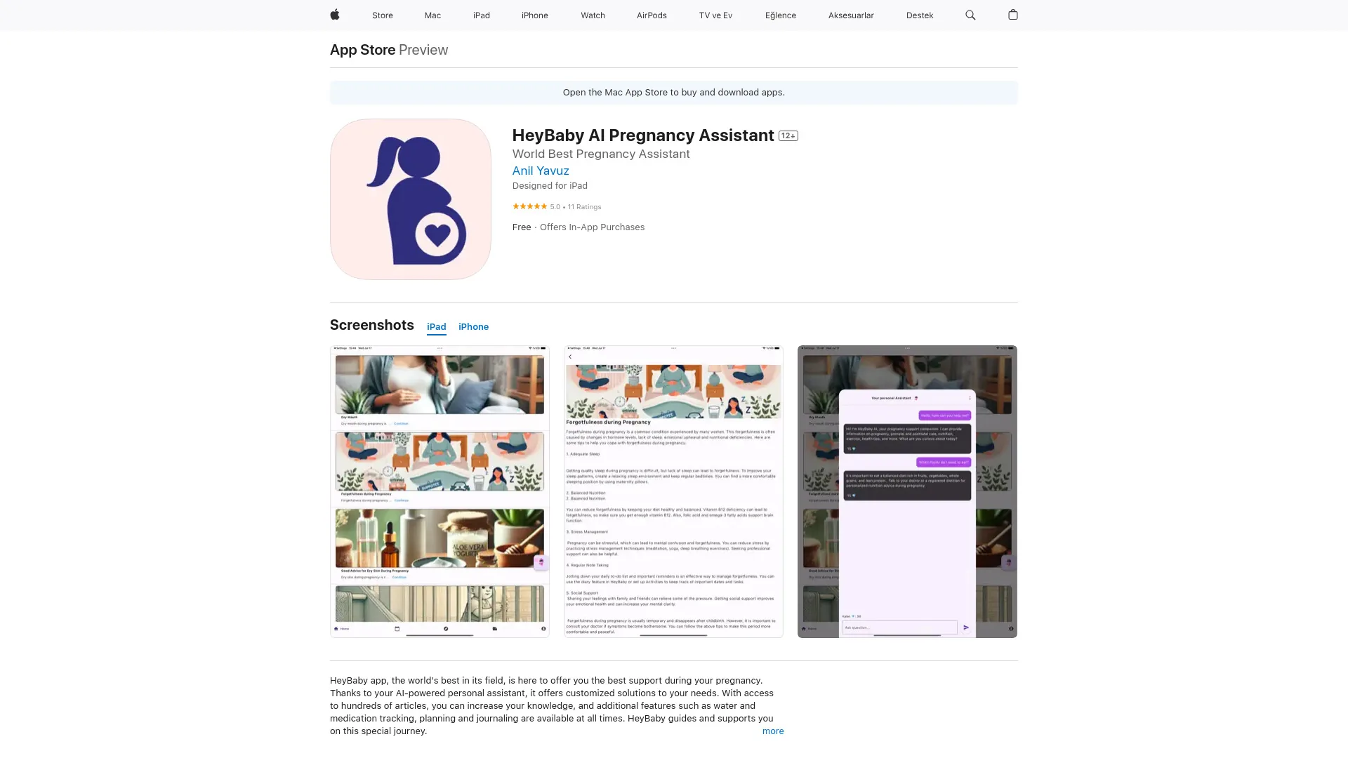 HeyBaby screenshot